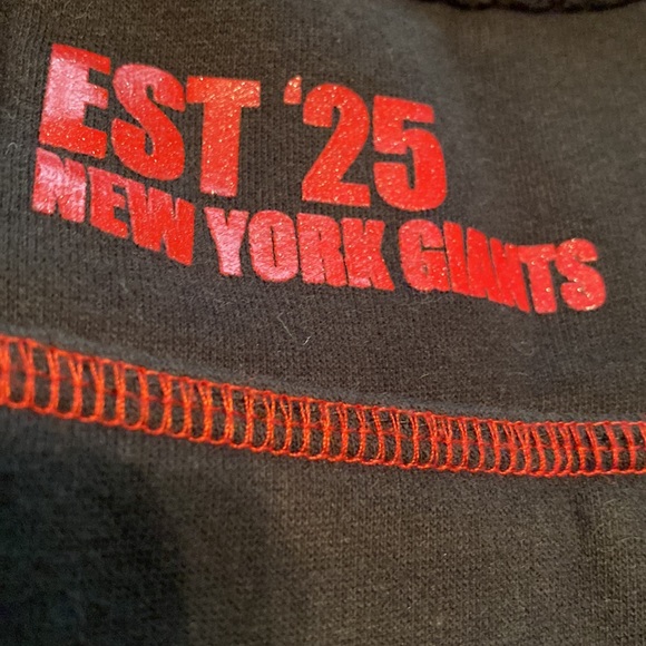 Vintage NY Giants NFL Pro Line Full Zip Hoodie | Size M - Picture 6 of 12